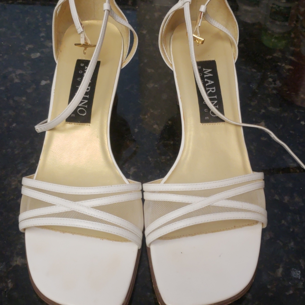 Cream Sandals